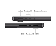 Apple MacBook Pro M5 Max/128GB/4TB/Mac OS Gwiezdna Czerń 40R Nano - 1506805 - zdjęcie 7
